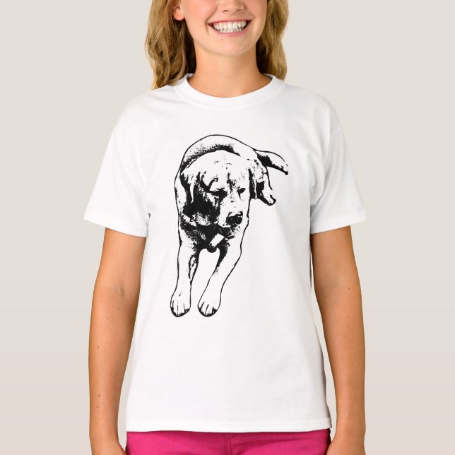 Camiseta Olhos de Aço - Retrato Centralizado (Frente)
