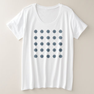 Camiseta Olhos de Bolinhas Azul do Halloween