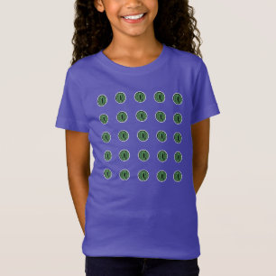 Camiseta Olhos de Bolinhas Verde do Halloween
