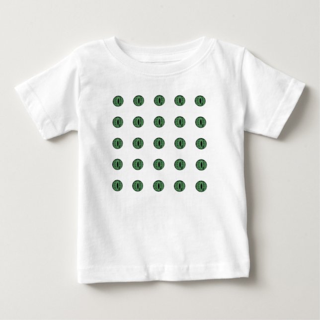 Camiseta Olhos de Bolinhas Verde do Halloween (Frente)