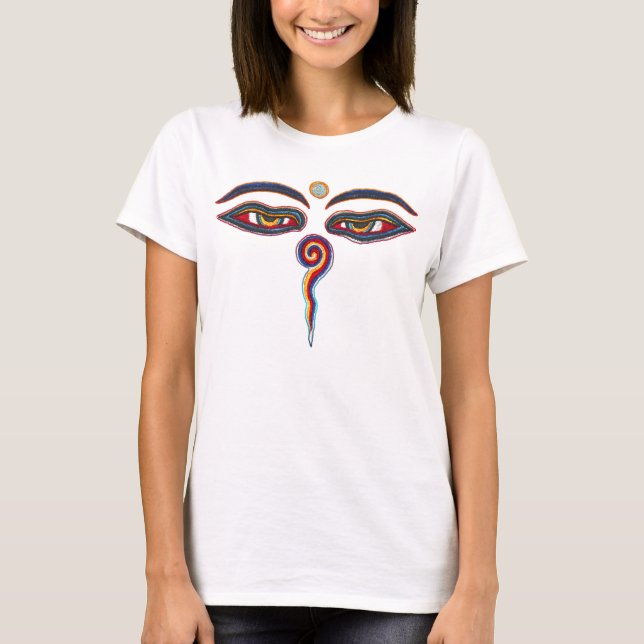 Camiseta Olhos De Buda/Augen der Weisheit (Frente)