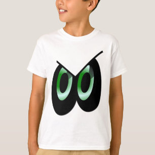 Camiseta Olhos de desenho verde