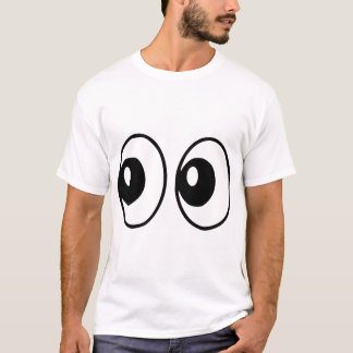 Camiseta olhos de esboço emojis