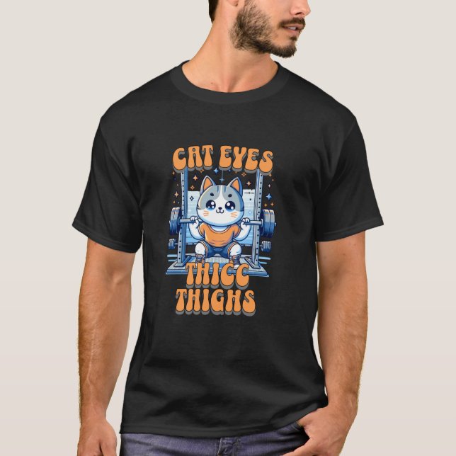 Camiseta Olhos de Gata Coxas Grossas Parceiro Fisiculturist (Frente)