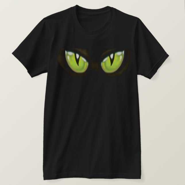 Camiseta Olhos de Gato (Frente do Design)