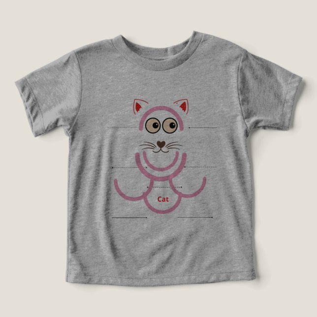 Camiseta Olhos de gato (Design frontal)