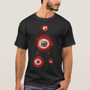Camiseta Olhos de Horror Cósmico - Abominação Eldritch Colo