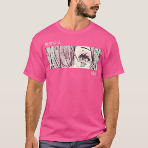 Camiseta Olhos de Menina do Anime Japão Cultura Arte Estéti