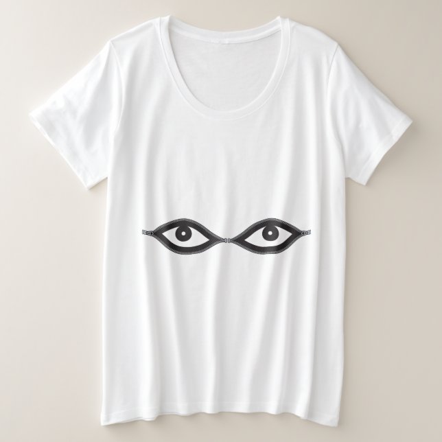 Camiseta Olhos de Zipper (Frente do Design)