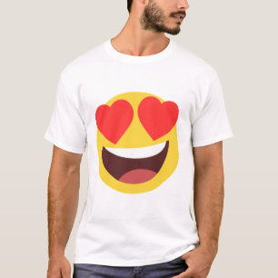 Camiseta Olhos do Coração Emoji