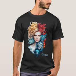 Camiseta Olhos do Leão e Cabelo Estrelado