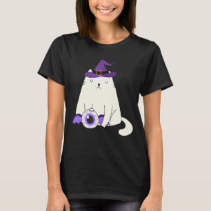 Camiseta Olhos do Monstro das Bruxas Felinas de Gato das Ha