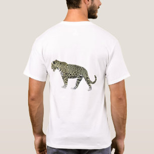 Camiseta “Olhos do Selvagem: Leopardo em Aquarela”
