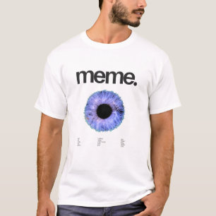 Camiseta Olhos e memes do cérebro grande
