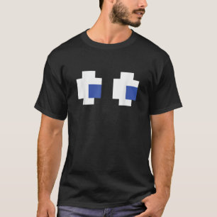 Camiseta Olhos Fantasmas Retro dos Jogos da Arcade dos anos