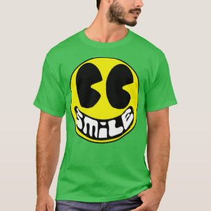 Camiseta Olhos Grandes Sorriem Sorrindo Rosto Feliz