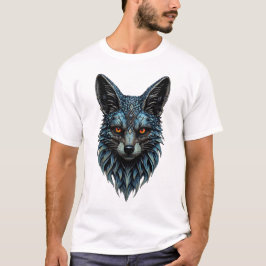 Camiseta Olhos laranja, pele legal: a raposa deslumbrante.