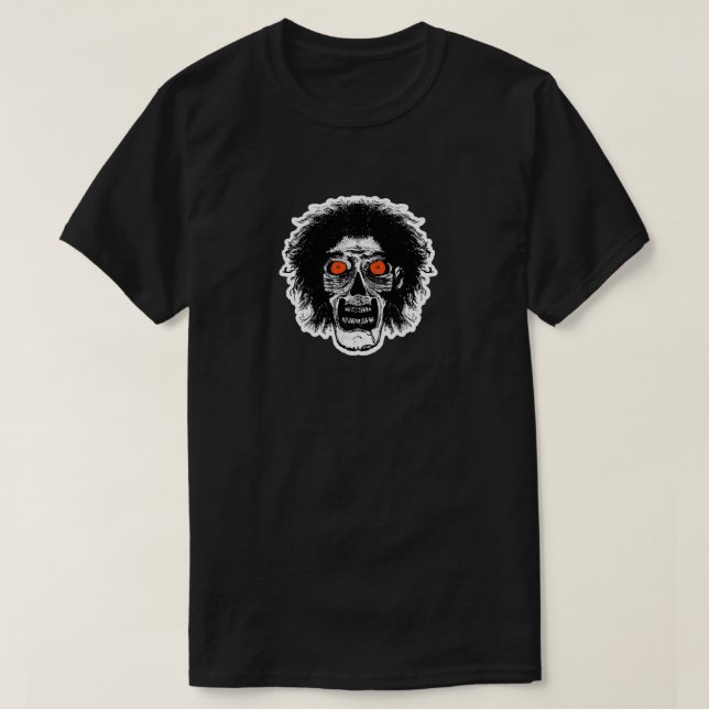 Camiseta Olhos Laranja ZOMBIE (Frente do Design)