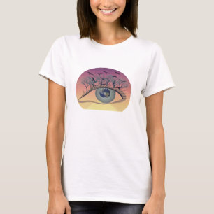 Camiseta Olhos no Mundo - Natureza e Arte da Terra