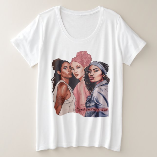 Camiseta Olhos no Prêmio (Frente do Design)