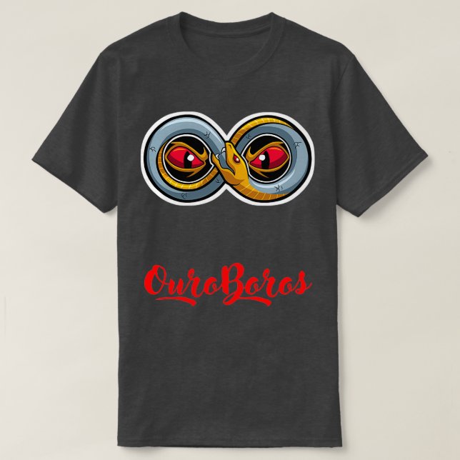 Camiseta Olhos ouroboros (Frente do Design)