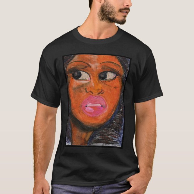 Camiseta Olhos roxos bonitos (Frente)
