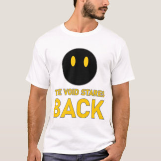 Camiseta Olhos Vazios de Gato Preto Olham de Volta para o V