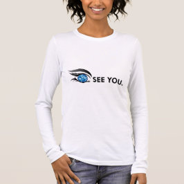 CAMISETA OLHOS VEMOS "SEPTEMBER SAPPHIRE BLUE"