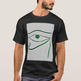 Camiseta olhos verdes de hórus