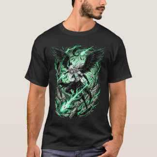 Camiseta Olhos Verdes Pálido Espada Quarta Arrancar Resurre