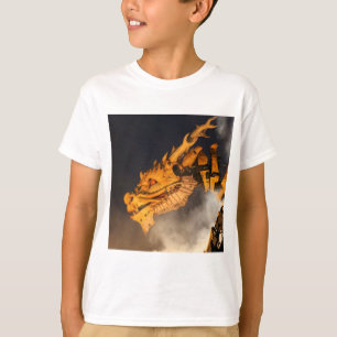 Camiseta Olhos Vermelhos da Cabeça de Dragão
