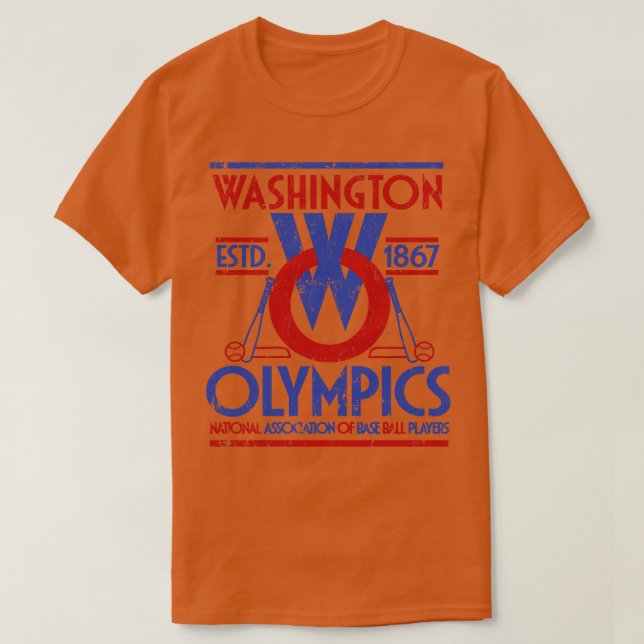Camiseta Olimpiadas de Washington (Frente do Design)
