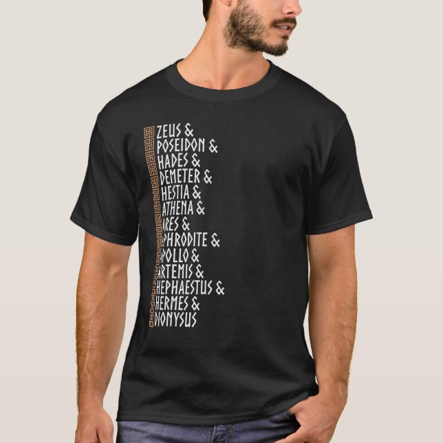 Camiseta Olimpíadas Deuses Gregos Antigos Mito Grego Vida G (Frente)