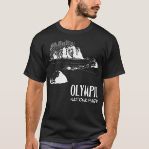 Camiseta Olimpiadas National Park Ruby Beach Washington Art