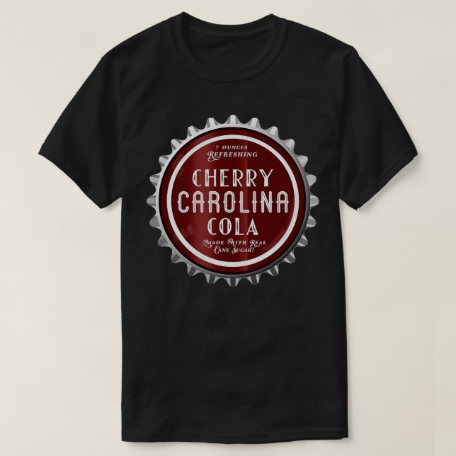 Camiseta olina Cherry Cola (Frente do Design)
