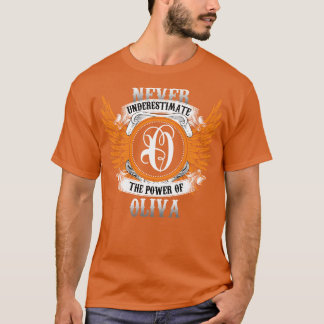 Camiseta Oliva Name Shirt Nunca Subestima O Poder De