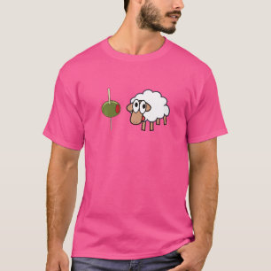 Camiseta Olive Ewe Punny Eu Te Amo