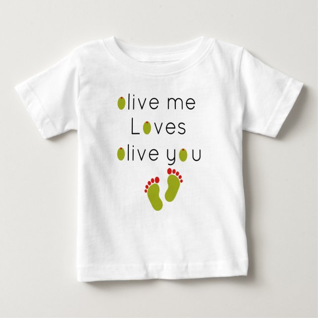 Camiseta Olive me ama Olive você me ama (Frente)