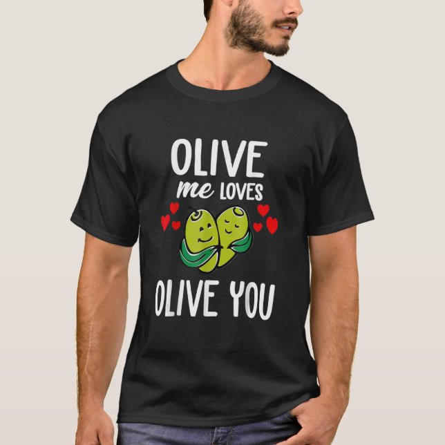 Camiseta Olive Me ama Olive Você Te Oliva Tanto Que Dói (Frente)