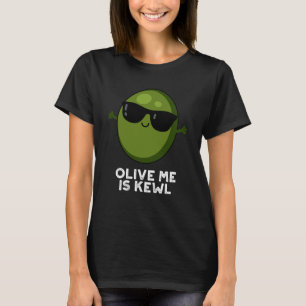 Camiseta Olive Me É Kewl Legal Olive Pun Dark BG