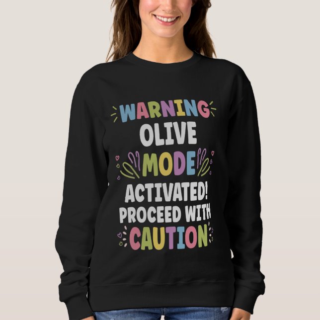 Camiseta OLIVE Personalize Name Funny Cute Custom OLIVE Na (Frente)