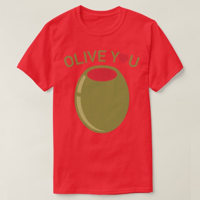 Camiseta Olive You Essential (Frente do Design)