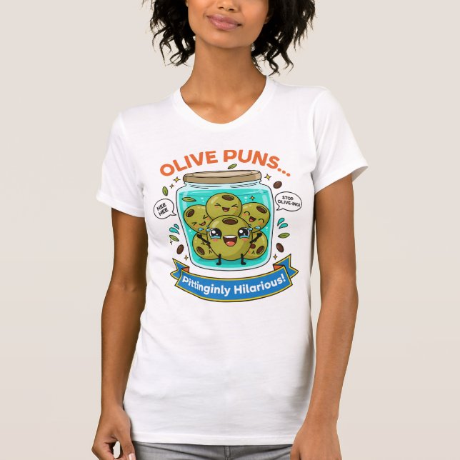 Camiseta Olive You – Puns That Stick (Frente)