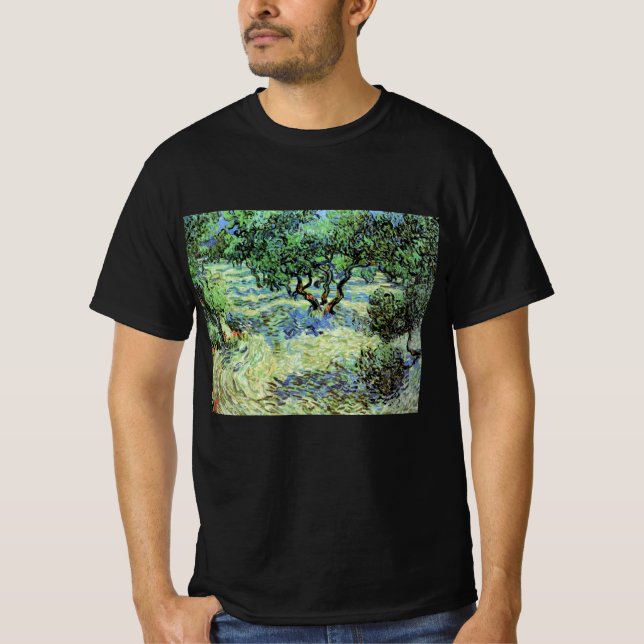 Camiseta Oliveiral por Vincent van Gogh (Frente)
