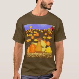Camiseta Oliver a Lontra Escolhe uma Abóbora
