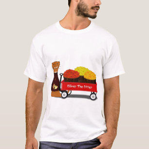 Camiseta Oliver A Lontra Prepara-se Para o Outono