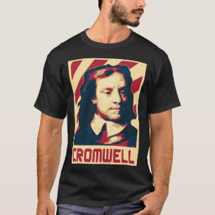 Camiseta Oliver Cromwell English General e Stateman