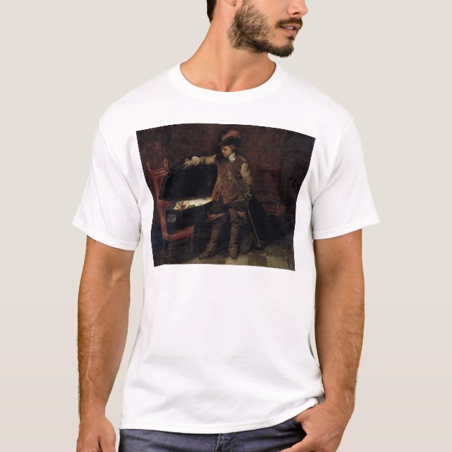 Camiseta Oliver Cromwell que abre o caixão de Charles (Frente)