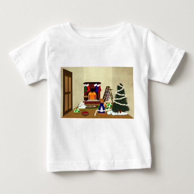 Camiseta Oliver Decorates para o Natal (Frente)
