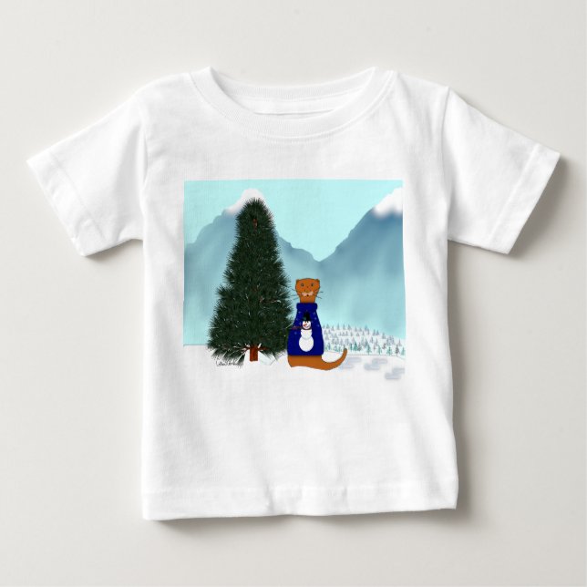 Camiseta Oliver Encontra Sua Árvore De Natal (Frente)